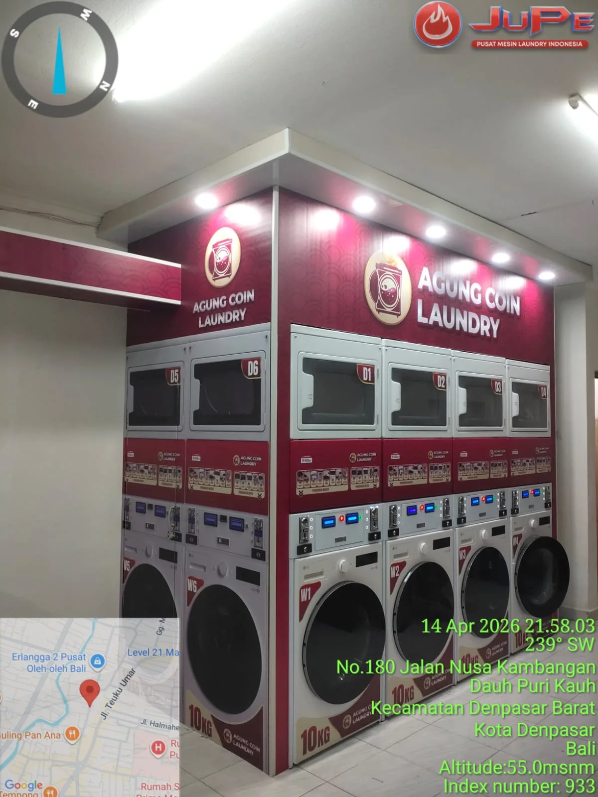 Instalasi AGUNG COIN LAUNDRY