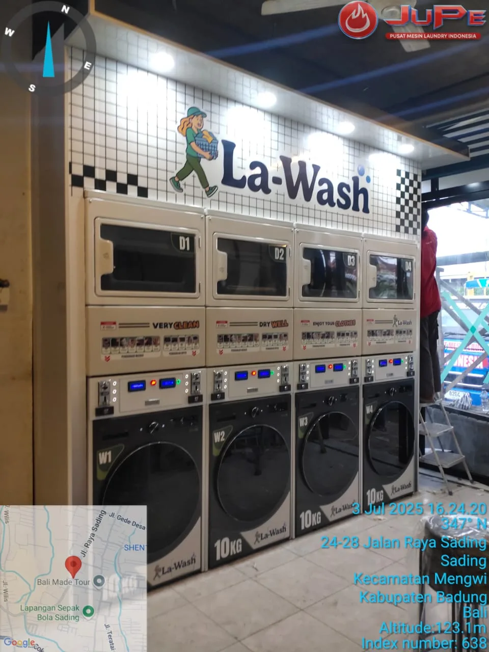Instalasi LA WASH LAUNDRY