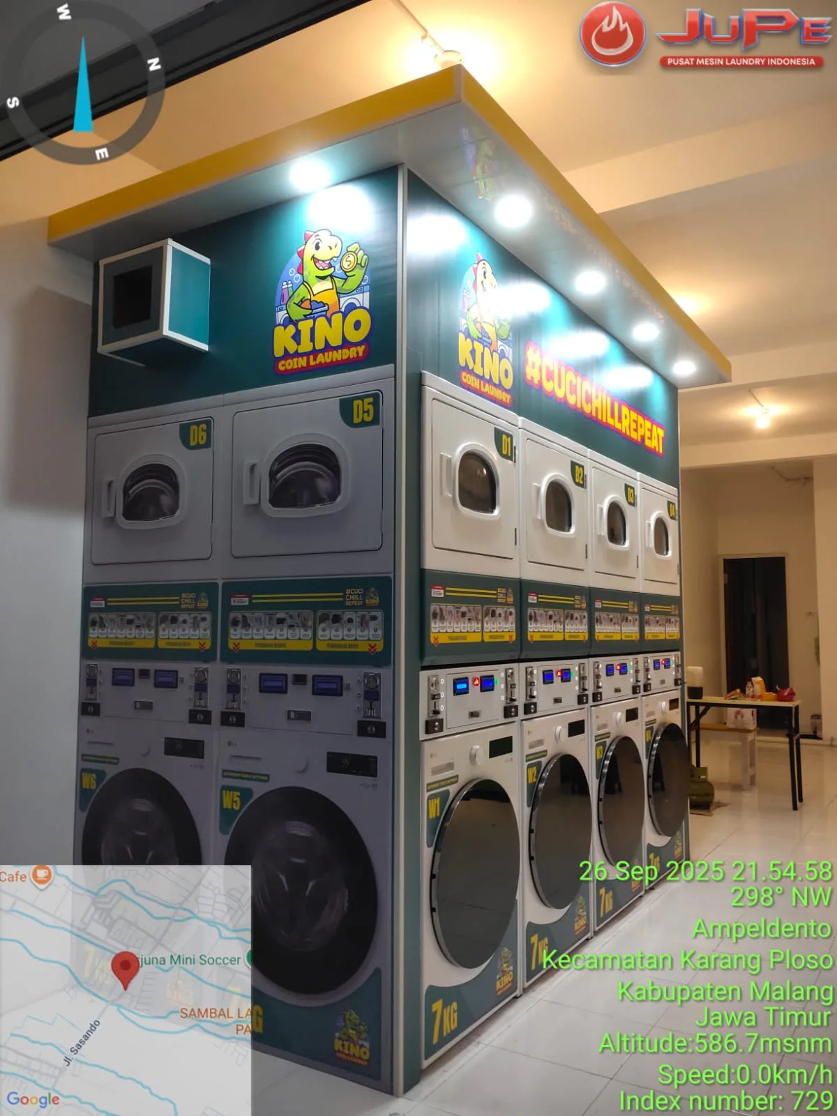 Instalasi KINO COIN LAUNDRY