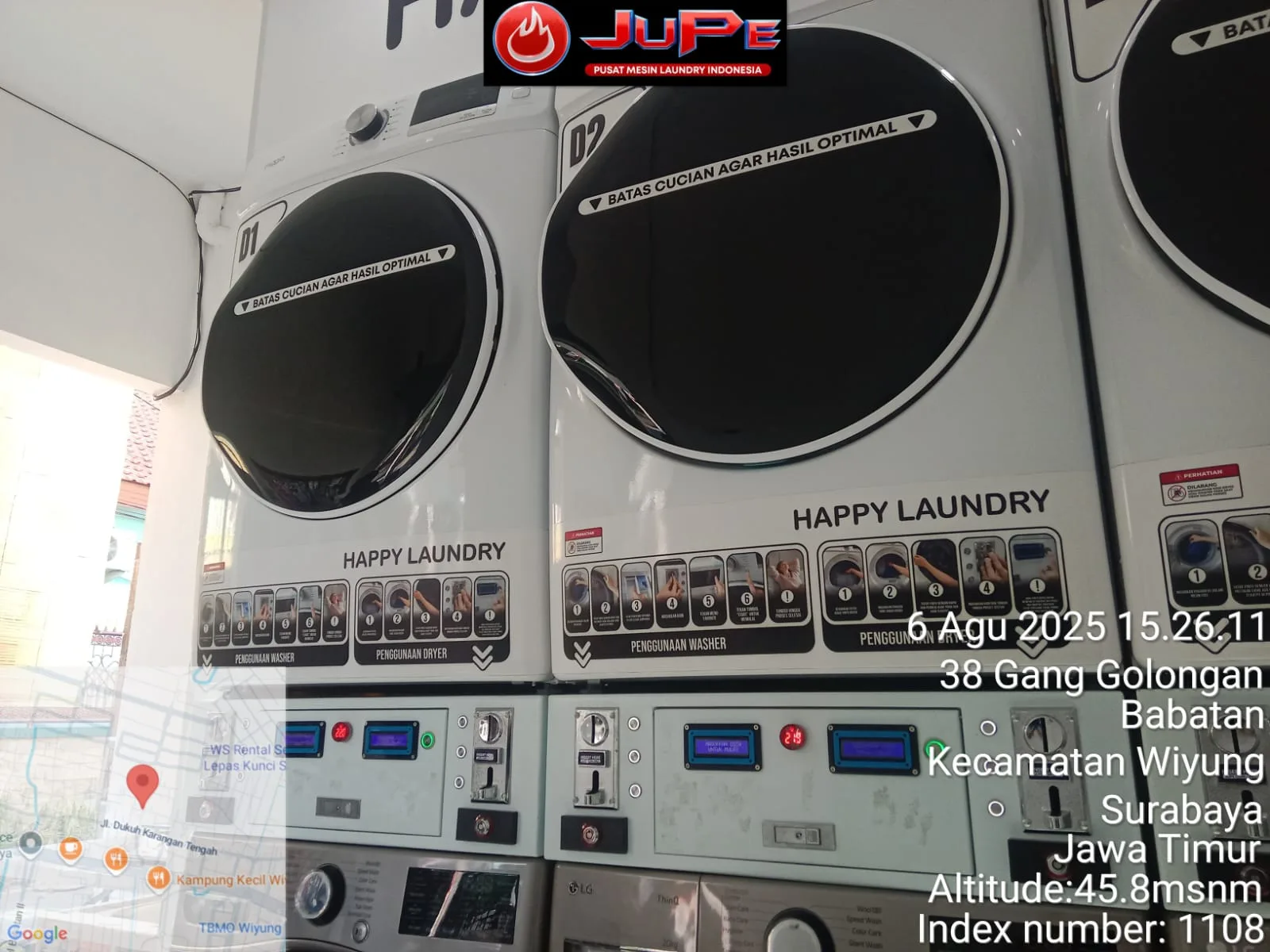 Instalasi HAPPY LAUNDRY