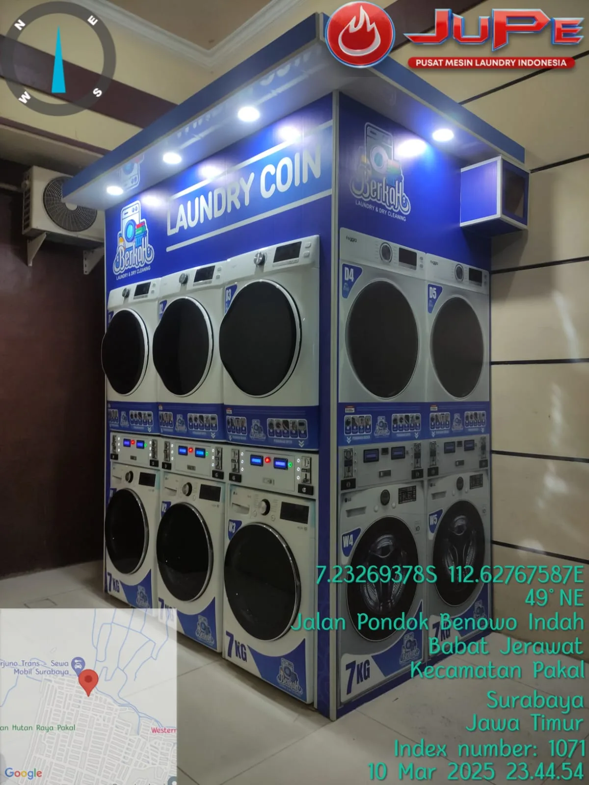 Instalasi BERKAH LAUNDRY COIN