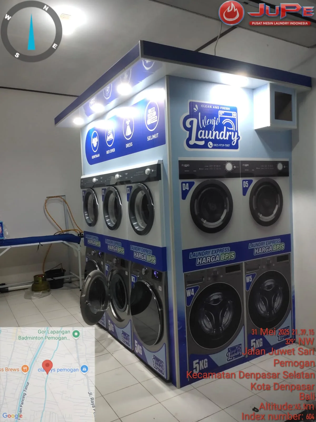 Instalasi WENJI LAUNDRY