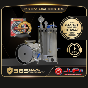Setrika uap gas 25 liter stainless 1 setrika - JPSI25A