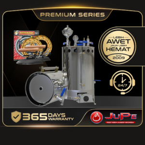 Setrika uap gas 25 liter stainless 2 setrika - JPSI25A